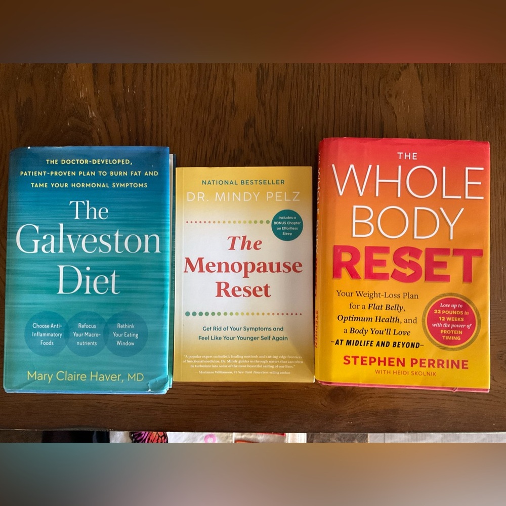 The Galveston Diet, Menopause & Whole Body Reset Lot 3 Books NEW Midlife Health